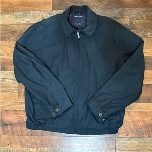 Vintage Nautica Men's Black Jacket